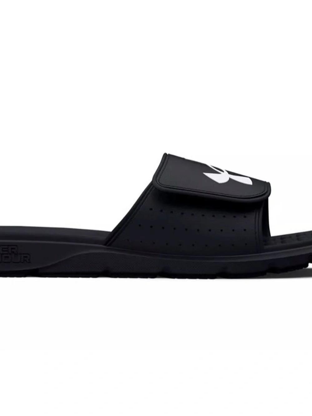 NWT! Under Armour Men's Ignite Pro Slides Size 18 Black/Black Sandals